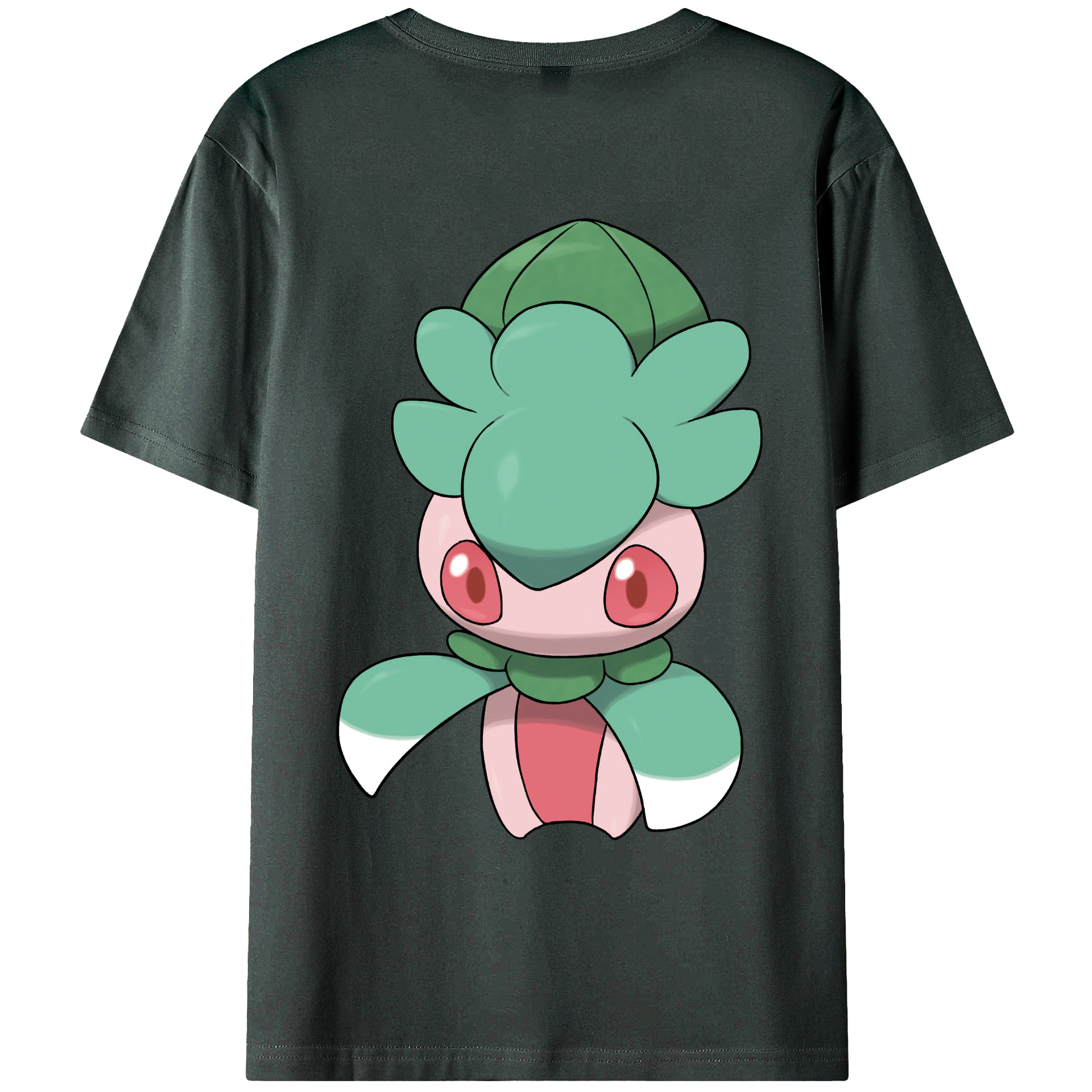 （画像用） ポケットモンスター Pokémon 綿100％ メンズ半袖Tシャツ（バックプリント） 通気性